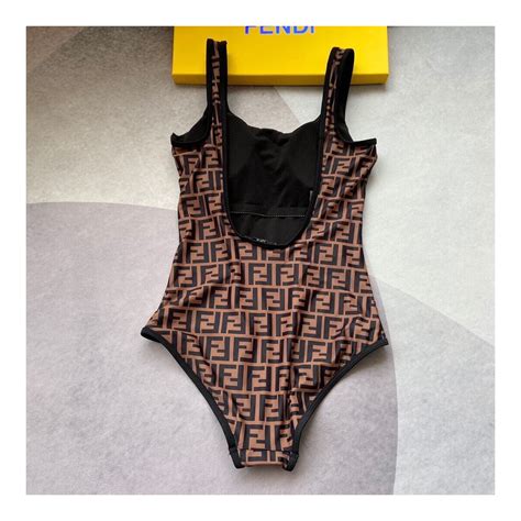 fendi bathers|Fendi one piece swimwear.